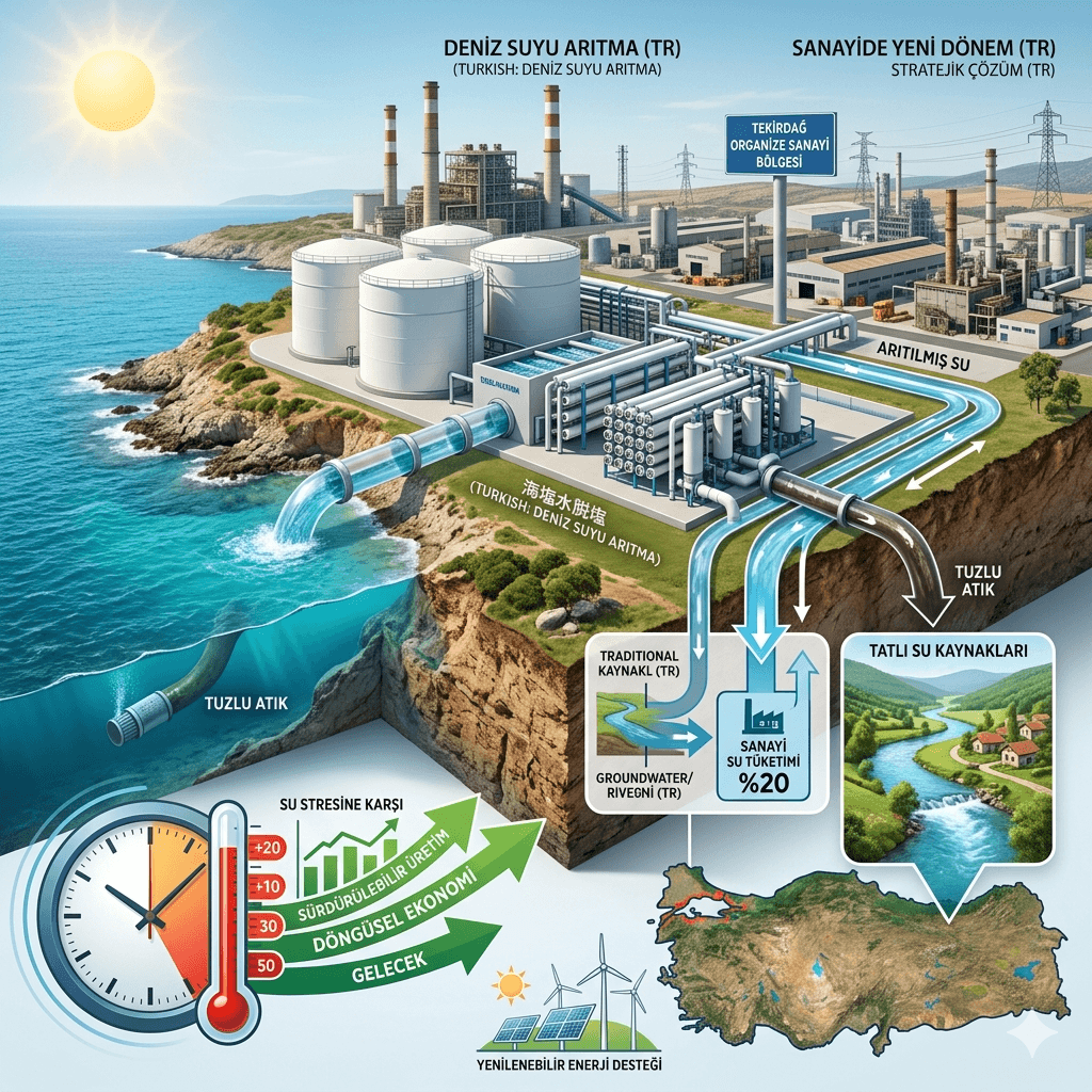 Türkiye’de Su Krizine Karşı Kritik Adım: Sanayide Deniz Suyu Arıtma Dönemi Başlamalı!