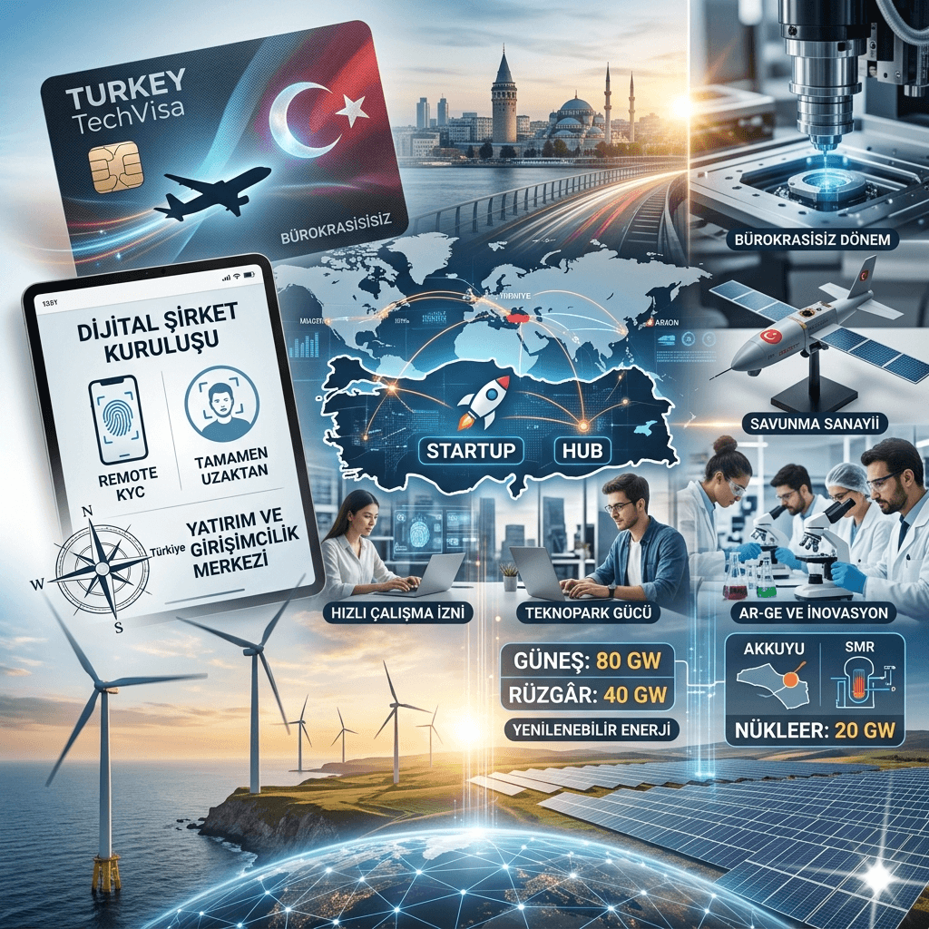 Türkiye’den Küresel Startup Hamlesi: Tech Visa ile Uzaktan Şirket Kurma Dönemi Başladı
