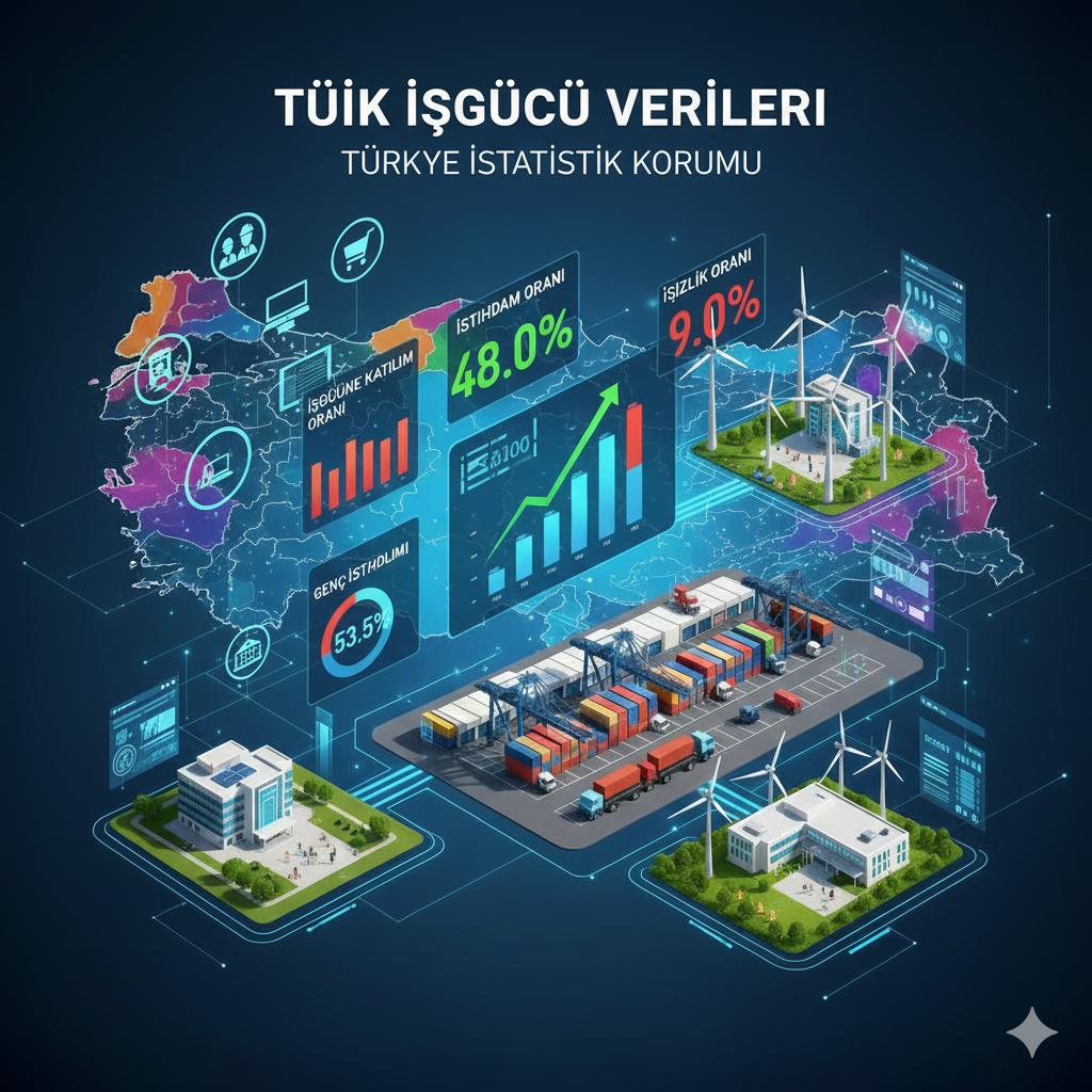 TÜRKİYE’NİN 2025 III. ÇEYREK İŞGÜCÜ VERİLERİ