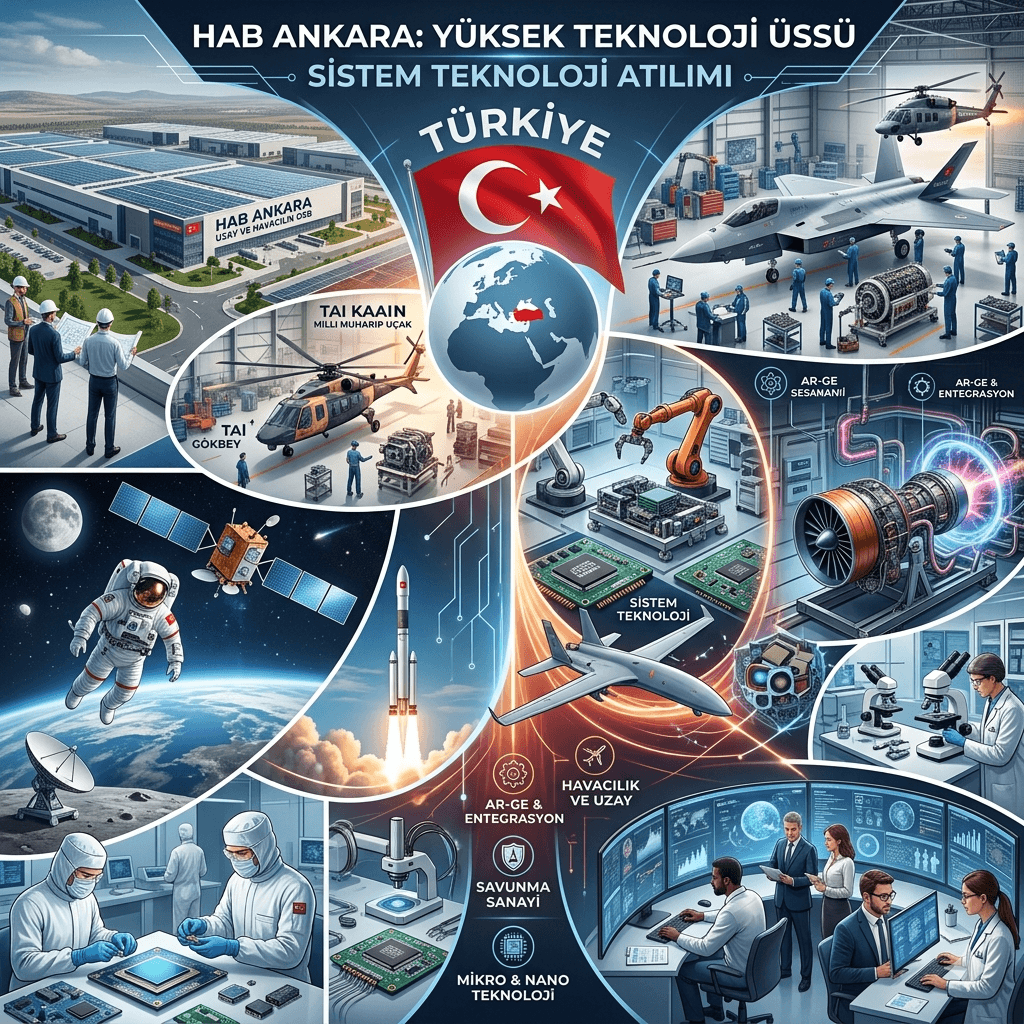 Türkiye’nin Savunma ve Havacılık Üssü HAB OSB: 310 Firma ile KAAN, HÜRJET ve Altay’a Kritik Parça Üretimi