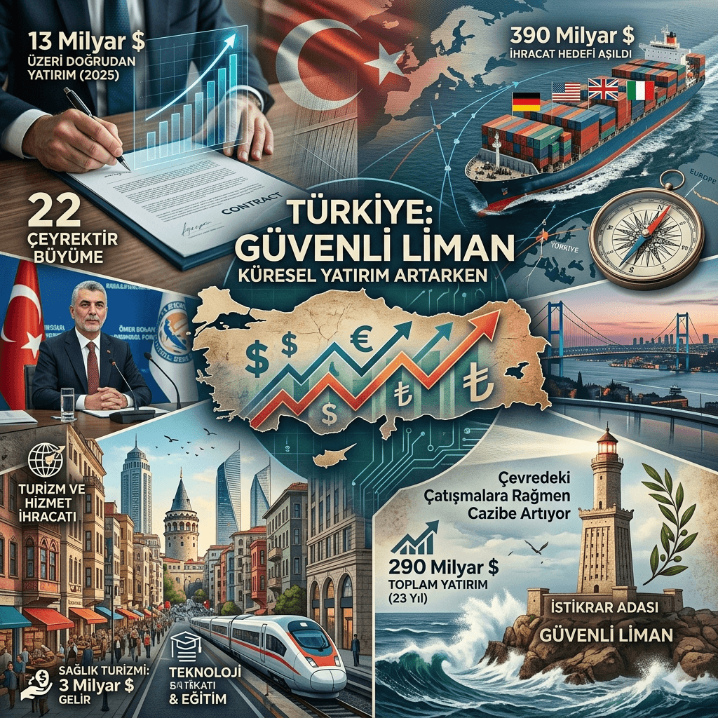 Türkiye’ye 13 Milyar Dolarlık Yatırım: Ömer Bolat’tan “Güvenli Liman” Mesajı