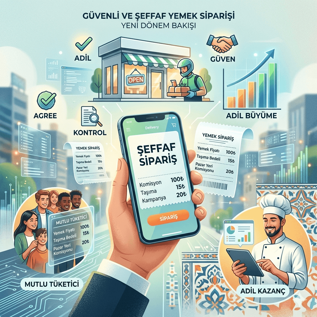 Yemek Siparişlerinde Yeni Dönem: Komisyon Sistemi Değişti, Ek Ücretlere Sınır Geldi!